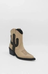 Stivali New York Oasis Western Cowboy Boots In Brown