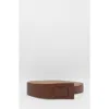 Stivali New York Sonia Knot Tie Leather Belt In Brown