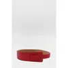 Stivali New York Sonia Knot Tie Leather Belt In Red