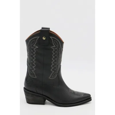 Stivali New York Unstoppable Western Cowboy Boots In Black