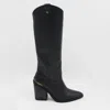 Stivali New York Macao Western Knee-high Boots In Black