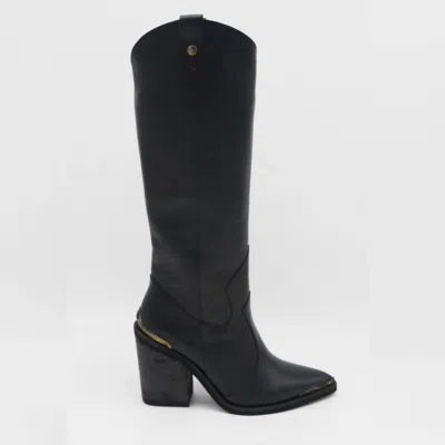 Stivali New York Women's Catalina Western Cowboy Boot In Black