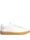 Stkn Leather Lace-up Low-top Sneakers In White