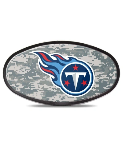 Stockdale Tennessee Titans Plastic Oval Fixed 2" Digi Camo Hitch Receiver In Gray