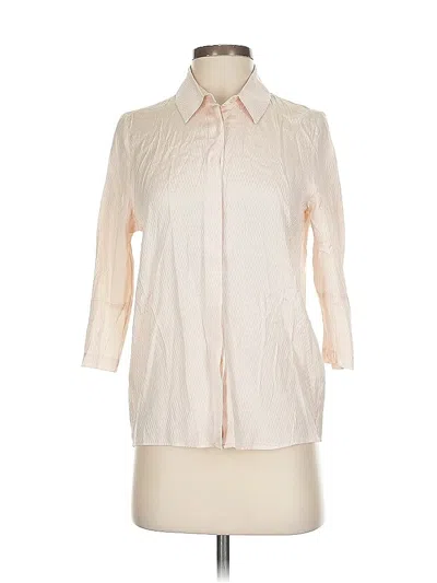 Pre-owned Stockholm Atelier & Other Stories 3/4 Sleeve Button Down Shirt In White