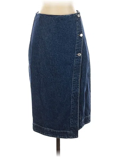 Pre-owned Stockholm Atelier & Other Stories Denim Skirt In Blue