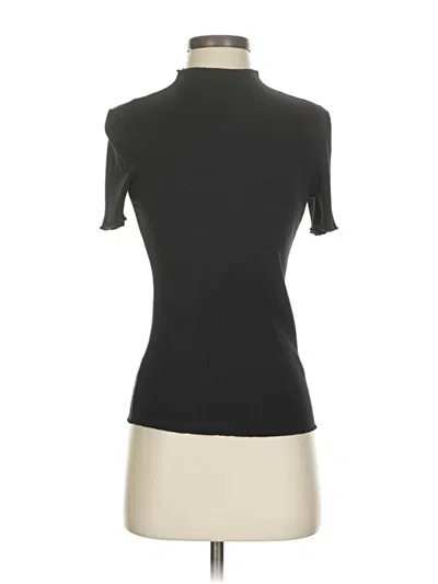 Pre-owned Stockholm Atelier & Other Stories Short Sleeve Turtleneck In Black