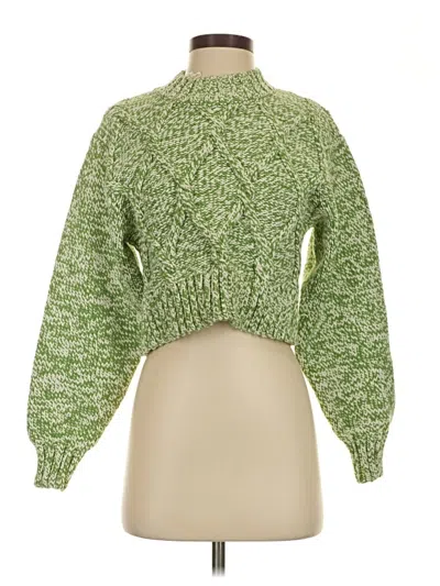 Pre-owned Stockholm Atelier & Other Stories Turtleneck Sweater In Green