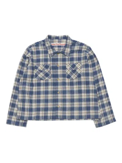 Stockholm Surfboard Club Checked Overshirt In Multi