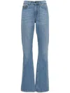 Stockholm Surfboard Club High-rise Flared Jeans In Blue