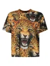 Stockholm Surfboard Club Leopard Print Tee In Yellow