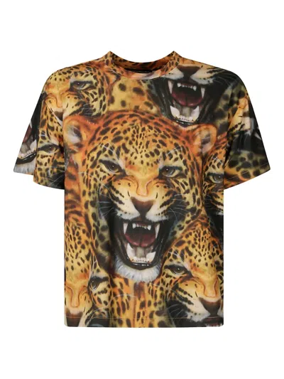Stockholm Surfboard Club Leopard-print T-shirt In Animal Print