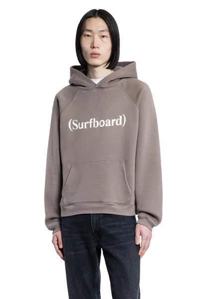 Stockholm Surfboard Club Logo Hoodie In Brown