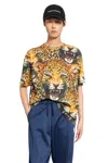 Stockholm Surfboard Club Leopard Print Tee In Orange