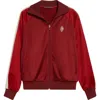 Stockholm Surfboard Club Monogram Track Jacket In Red