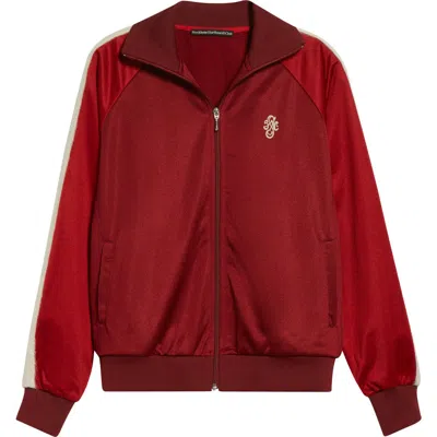 Stockholm Surfboard Club Monogram Track Jacket In Red
