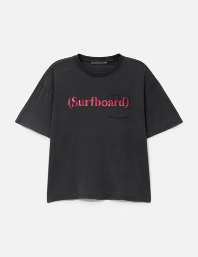 Stockholm Surfboard Club Printed Pocket T-shirt In Black