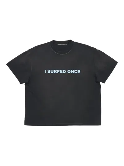 Stockholm Surfboard Club Printed T-shirt In Black