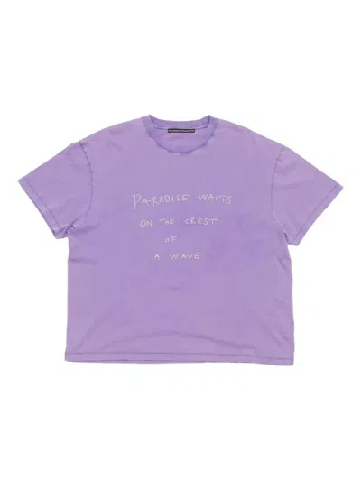 Stockholm Surfboard Club Printed T-shirt In Purple