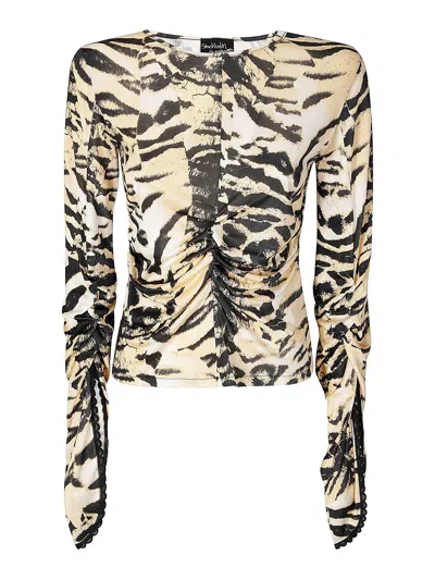 Stockholm Surfboard Club Pullover In Animal Print