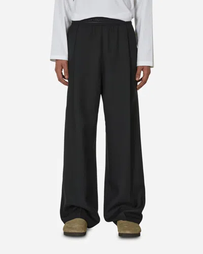 Stockholm Surfboard Club Relaxed Fit Trousers In Black