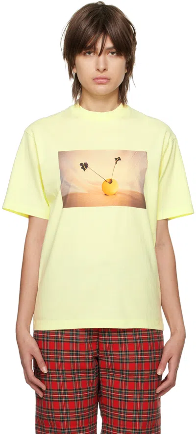 Stockholm Surfboard Club Ssense Exclusive Green Daniella Murphy & Alex Knost Edition T-shirt In Faded Lime