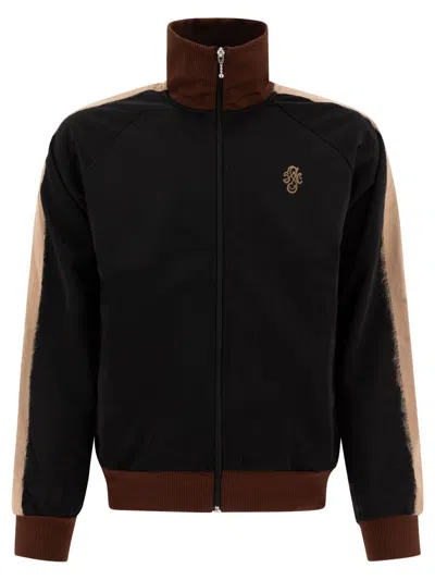 Stockholm Surfboard Club Track Sweatshirt In Black