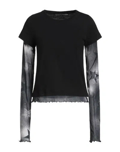 Stockholm Surfboard Club Stockholm (surfboard) Club Woman T-shirt Black Size Xl Organic Cotton, Nylon