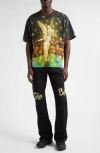 Stockholm Surfboard Club Garment Dyed Embroidered Trous In Tinker Bell