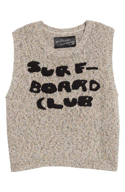 STOCKHOLM SURFBOARD CLUB STOCKHOLM SURFBOARD CLUB YVES CROP SWEATER VEST