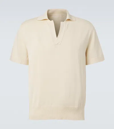 Stòffa Cotton Polo Shirt In Neutral