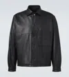 Stòffa Leather Jacket In Black