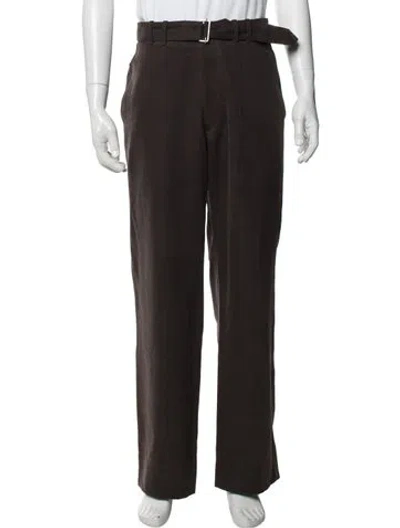 Pre-owned Stòffa Wool Pants In Brown