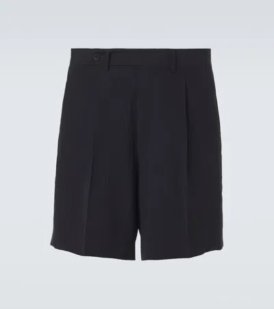 Stòffa Wool Shorts In Blue