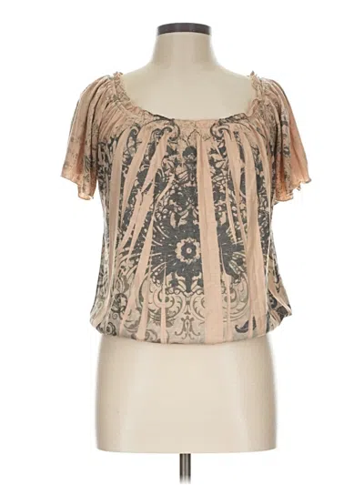 Pre-owned Stoic Short Sleeve T-shirt In Tan