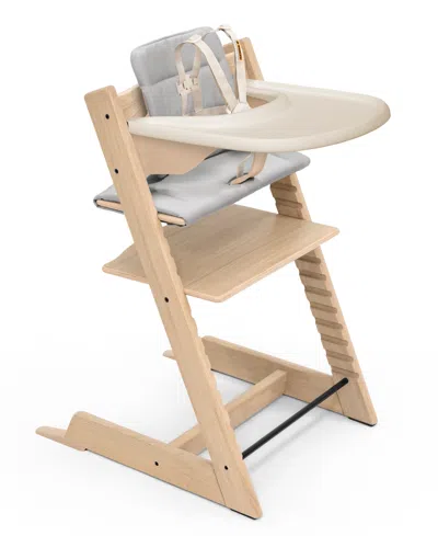 Stokke Baby Tripp Trapp Highchair, Cushion And Tray In Oak