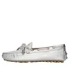 Stokton Flat Shoes Silver In Argento Metallici E Grigi