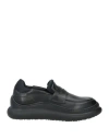 Stokton Man Loafers Black Size 9 Calfskin In Black