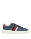Stokton Man Sneakers Navy Size 9 Leather