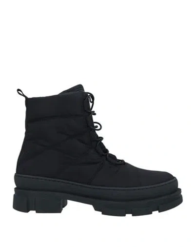 Stokton Woman Ankle Boots Black Size 7 Textile Fibers