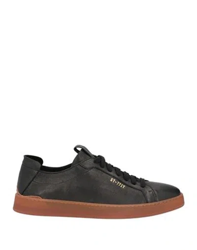 Stokton Woman Sneakers Black Size 11 Leather
