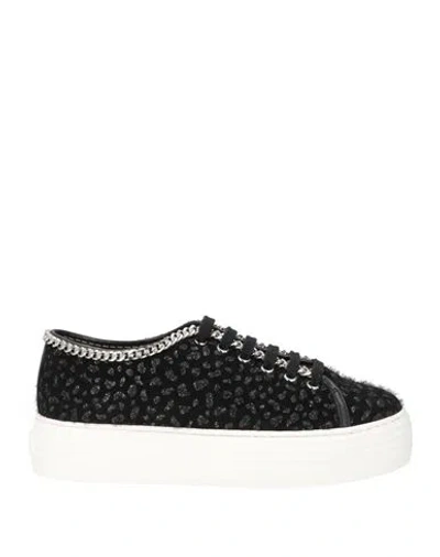 Stokton Woman Sneakers Black Size 5 Leather