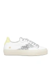 Stokton Woman Sneakers White Size 7 Leather In White