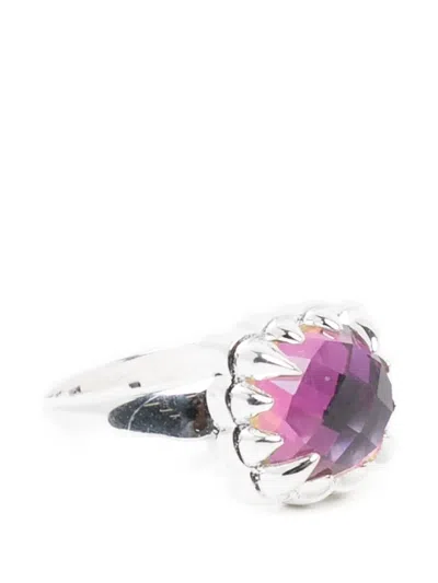 Stolen Girlfriends Club Baby Claw Ring In Transparent