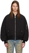 Stolen Girlfriends Club Black Stolen Bomber Jacket In Black