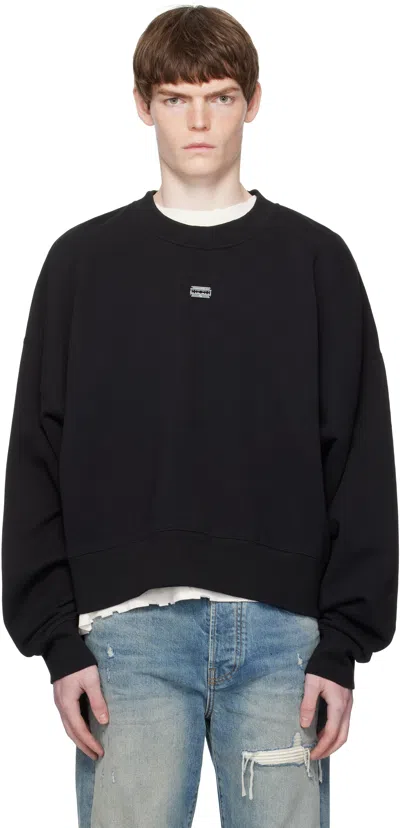 Stolen Girlfriends Club Black Stolen Razor Crew Sweatshirt