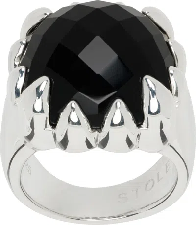 Stolen Girlfriends Club Claw Ring In Black