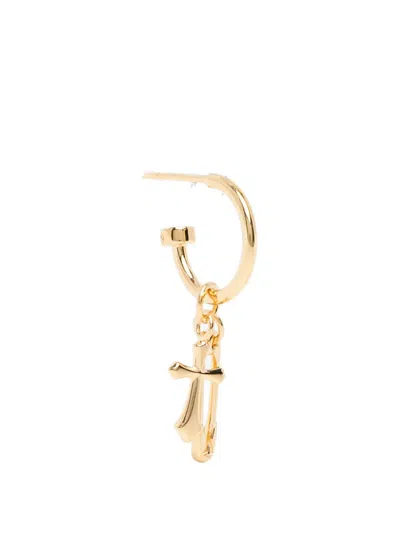 Stolen Girlfriends Club Gothic Pin Earrings In Gold