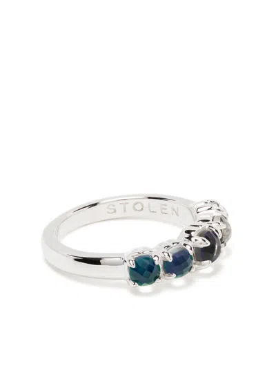 Stolen Girlfriends Club Halo Cluster Ring In 银色