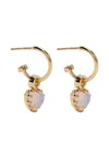 Stolen Girlfriends Club Love Claw Anchor Earrings In Gold